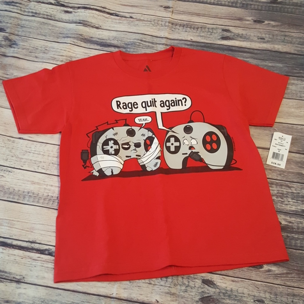 Boys Video Gamer shirt, size S NWT